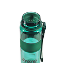 Sticlă de apă sport, ecologică, fără BPA, verde, transparentă, 500 ml
