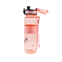 Sticlă de apă sport, ecologică, fără BPA, roz, transparentă, 500 ml