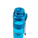 Sticlă de apă sport, ecologică, fără BPA, albastru ocean, transparentă, 500 ml