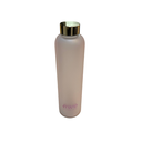 Sticlă de apă satinată roz, mată, borosilicată, elegantă, 750 ml