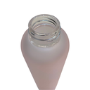 Sticlă de apă satinată roz, mată, borosilicată, elegantă, 750 ml