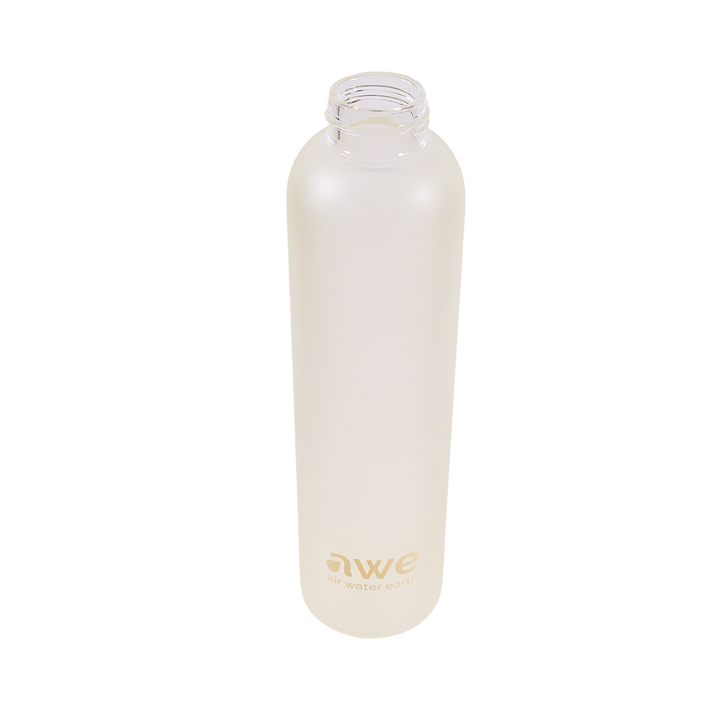 Sticlă de apă satinată aurie, mată, borosilicată, 750 ml