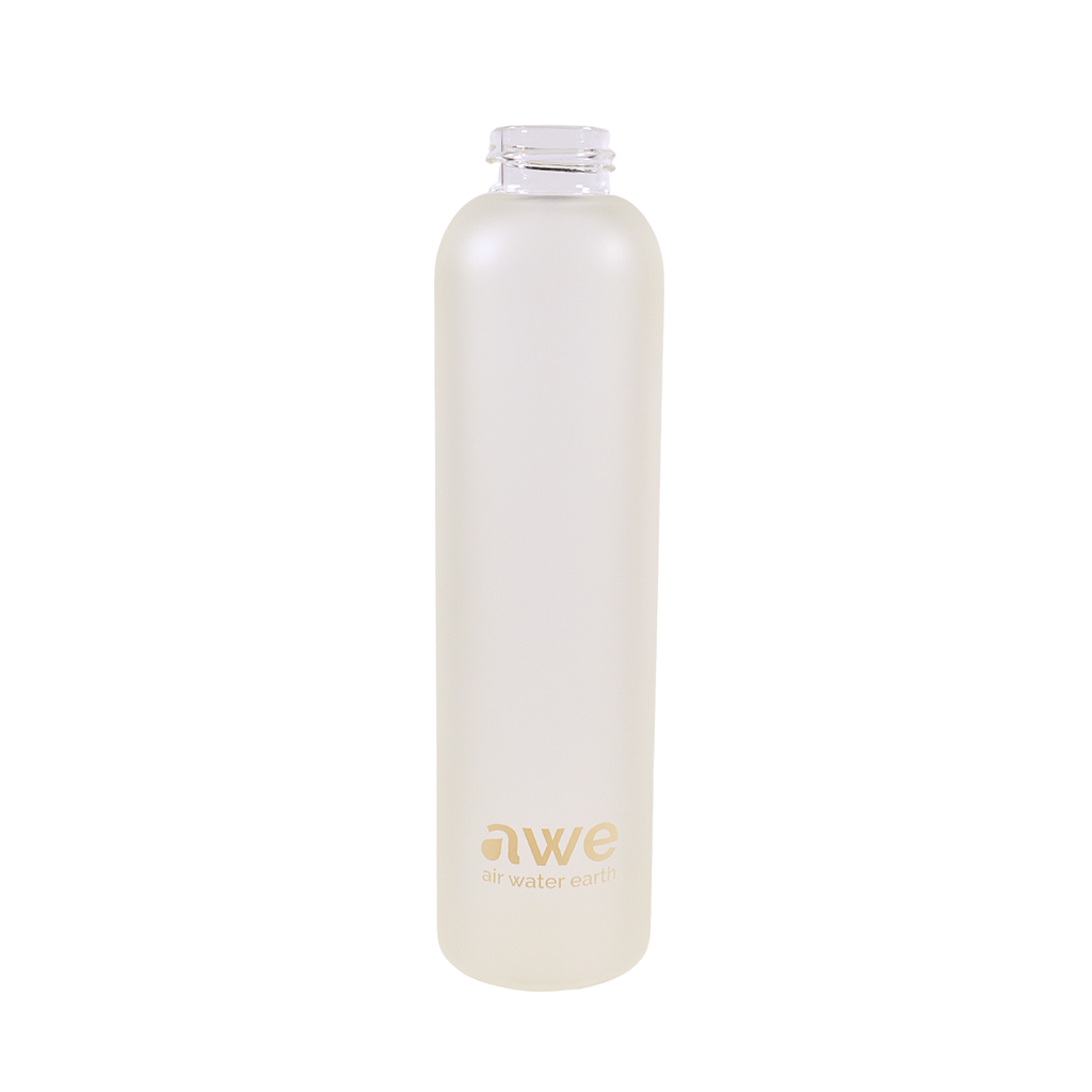 Sticlă de apă satinată aurie, mată, borosilicată, 750 ml