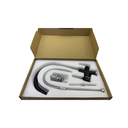 Baterie cu 3 cai, alama, DG-B3302-MB, pentru apa filtrata, calda/ rece, rotire 360°, debit ajustabil, negru