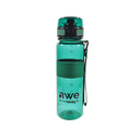 Sticla de apa sport AWE, ecologica, fara BPA, verde, transparenta, 500 ml