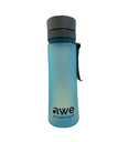 Sticla de apa AWE, din plastic, premium, albastru mat, 500 ml