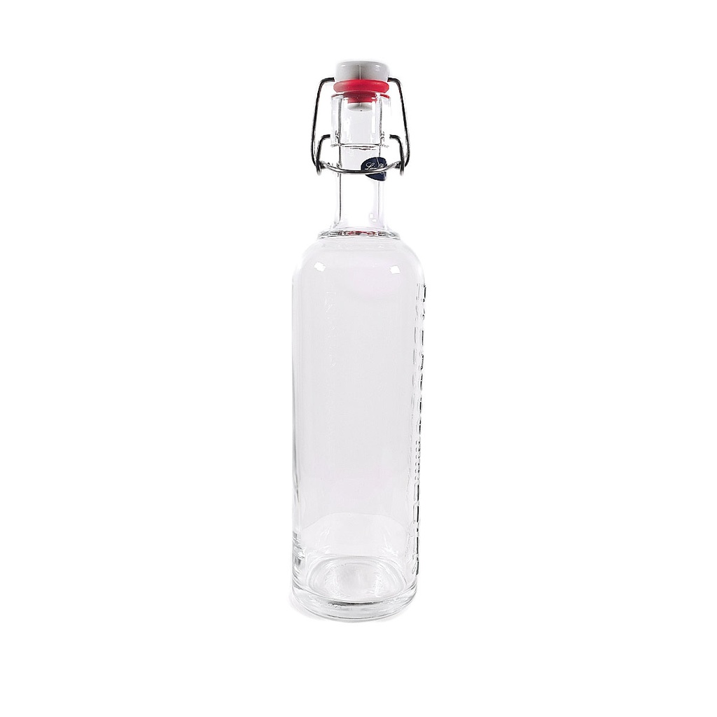 [HYDROSOMMELIERBOTT.] Sticla de apa transparenta Hydrosommelier, cu inchidere ermetica, 1 L, AWE