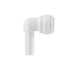 [CI220808W] 1/4 - 1/4 Plug In Elb White Body